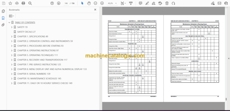 Bell B25D 6X6 AND B30D 6X6 Mk III Articulated Dump Truck Operator's Manual (872147)