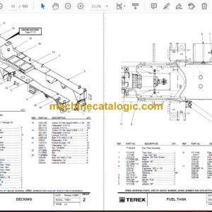 Terex T500-1 Crane Parts Manual