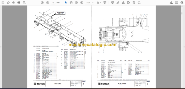 Terex T500-1 Crane Parts Manual - Image 2