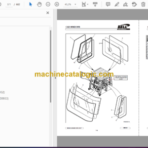 Bell B30D 6X6 ADT, B25D 6X6 ADT Articulated Dump Truck Parts Manual (872085)