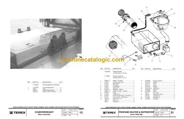 Terex T500-1 Crane Parts Manual - Image 4