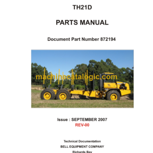 Bell TH21D Logger Parts Manual (872194)