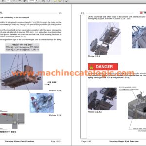 Terex CTL 140-8 TS16 Luffing Boom Tower Crane Full PDF Manual (Erection, Use, Maintenance, Spare Parts)