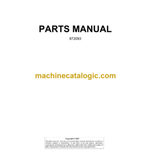 Bell 4206D 4X4 Hauler Parts Manual (872093)