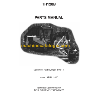 Bell TH120B Tracked Harvester Parts Manual (874014)