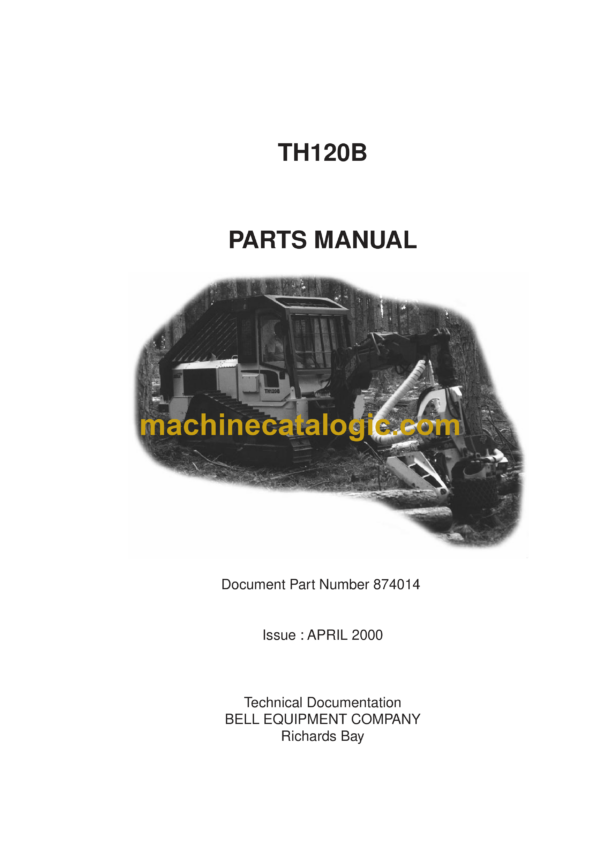 Bell TH120B Tracked Harvester Parts Manual (874014)