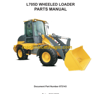 Bell L705D Wheeled Loader Parts Manual (872143)