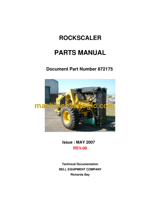 Bell Rockscaler Parts Manual (872175)