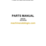 Bell B20D 6X6, 6x4 ADT Supertruck Articulated Dump Truck Parts Manual (872124, 872124.03)