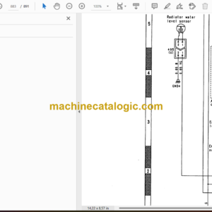 Komatsu D375A-3 Dump Truck Shop Manual (SEBM016104)