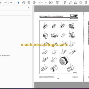 Bell B20D 6X6, 6×4 ADT Supertruck Articulated Dump Truck Parts Manual (872124, 872124.03)