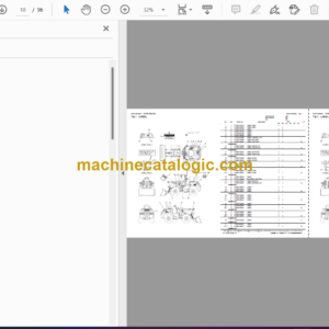 Yanmar V3-5B Wheel Loader Parts Catalog (0CS10-M45301EN)