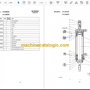 Terex AC80-2 Crane Parts Manual (81853)