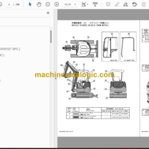 Yanmar VIO20-3 Excavator Parts Catalog (0CK10-M39703EN)