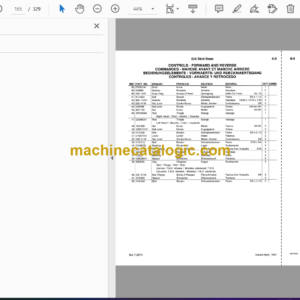 Fermec 524 Skid Steer Loader Parts Catalog