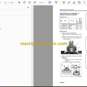 Komatsu HM300-2R Dump Truck Shop Manual (SEN02269-08)