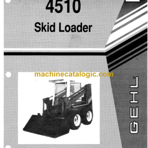 Gehl 4510 Skid Loader Service Parts Manual (904059)