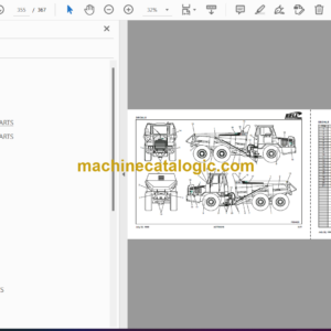 Bell B30C 6X6 ADT Articulated Dump Truck Parts Manual (870189-01)