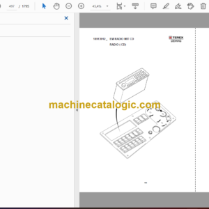 Terex AC200-1 Crane Parts Manual (33168, 33224)