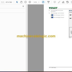 Fendt Katana FT57 Aufbaukurs Schulungsunterlagen