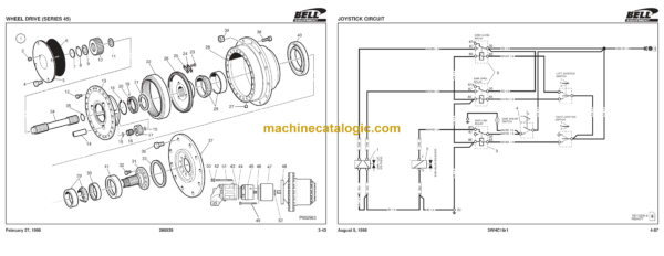 Bell Ultra C Feller Buncher WHEELED, INCLUDES SHEAR HEAD OPTION Parts Manual (874006, 870144) - Image 3