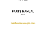 Bell T17D Fixed Deck, T17D Tip-Deck Parts Manual (872100)