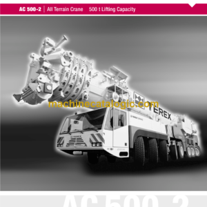 Terex AC500-2 Crane 500t Lifting Capacity Training Manual