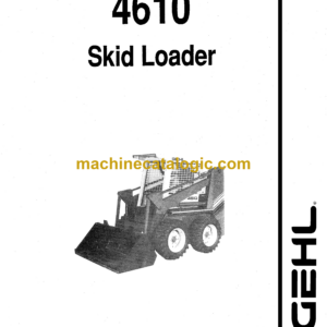 Gehl 4610 Skid Loader Service Parts Manual (906014)