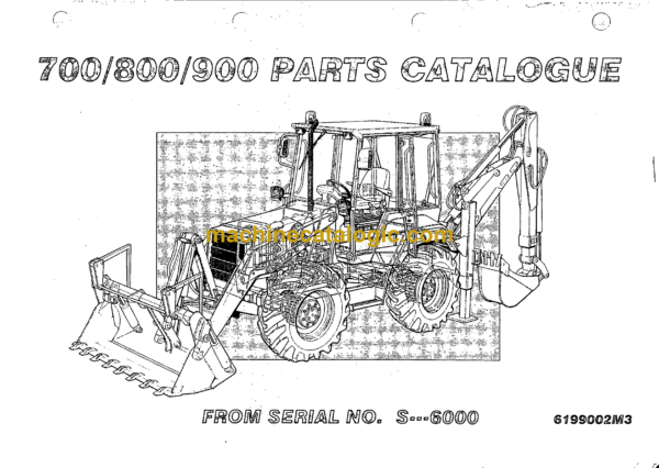 Fermec 700, 800, 900 Parts Catalog (6199002M3)