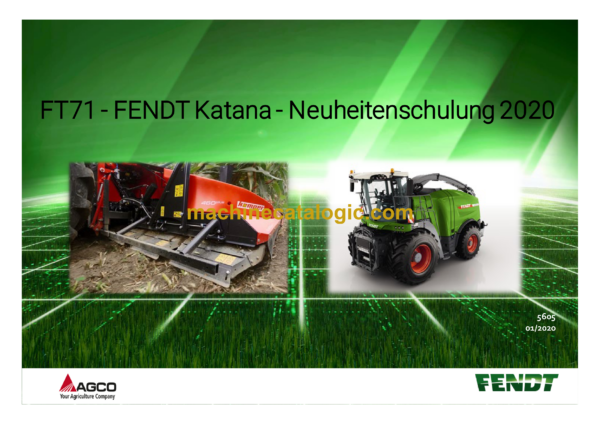 Fendt Katana FT71 Neuheitenschlunug 2020