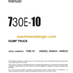 Komatsu 730E-10 Dump Truck Shop Manual (CEBM035304)