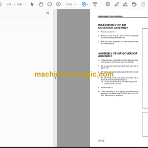 Komatsu HD255-5 Dump Truck Shop Manual (SEBM009118)