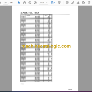 IНI 65VX2 Mini Excavator Parts Catalog