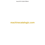 Bell B17C 6X4 Articulated Dump Truck Operator's Manual (870959-02)