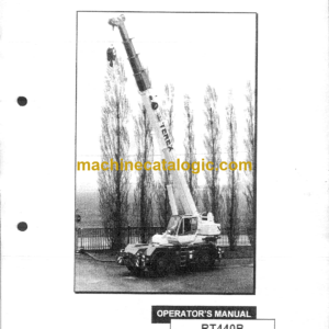 Terex RT440B Crane Operator's Manual