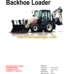 Terex TLB840PS Tier4 Interim Backhoe Loader Parts Catalog