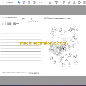 Yanmar C80R-2 Tracked Dumper Parts Catalog (0CK30-G34000)