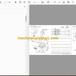 Yanmar VIO35-3 Excavator Parts Catalog (0CK10-M40002EN)