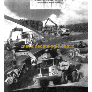 Bell B35D, B40D 6X6 Articulated Dump Truck Operation and Test Manual (872091)