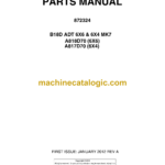 Bell B18D ADT 6X6 & 6X4 MK7, A818D70 6X6, A817D70 6X4 Parts Manual (872324)