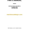 Bell B18D ADT 6X6 & 6X4 MKVI.3, A818D63 6X6, A817D63 6X4 Articulated Dump Truck Parts Manual (872279)