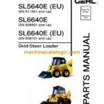 Gehl SL5640E, SL6640E Skid Loader Parts Manual (917341C)