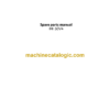 IНI 30 V4 Mini Excavator Spare Parts Manual