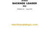 Terex 820 Backhoe Loader Spare Parts Catalog