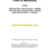 Bell B40D, B35D 6X6 ADT MK 6.3 Blu@dvantage, B35D WDB ADT MK 6.3 Articulated Dump Truck Parts Manual (872282) (A640D63, A635D63, A636D63)