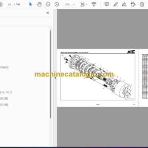 Bell 120 Oil Palm Fresh Fruit Bunch Loader Parts Manual (874002 December 2000, 874071)