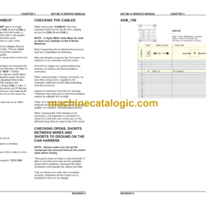 Bell B35D 6X6 ADT, B40D 6X6 ADT, B40D 6X4 ADT Supertruck, B50D 6X6 ADT Mk IV Large Articulated Dump Truck Service Manual (872165)