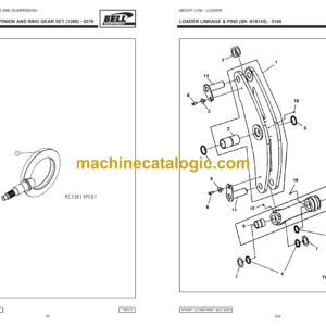 Bell L2106D Mk II Loader Parts Manual (874097)