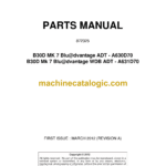 Bell B30D MK 7 Blu@dvantage WDB ADT Articulated Dump Truck Parts Manual (872325) (A630D70, A631D70)