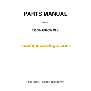 Bell B25D Narrow Mk VI Parts Manual (872258)